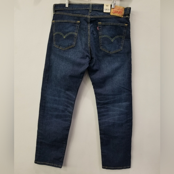 LEVIS 505 Regular Stretch Straight Leg Blue Jeans Pants Men's Size 36 X 30 - Picture 4 of 7